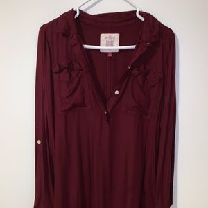 Burgundy Short dress